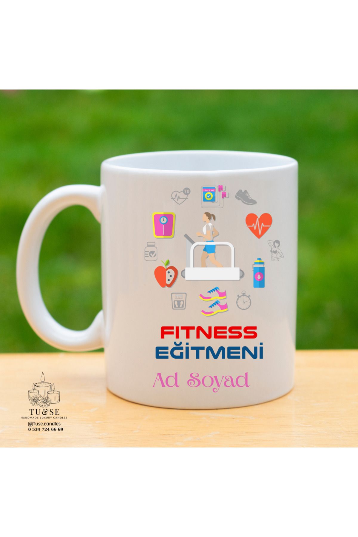 Tu&Se Candles 🔥 Spor Aşkıyla Yanıp Tutanlara – Fitness Eğitmeni Kupası