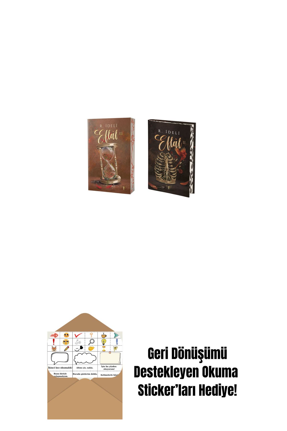 Artemis Yayınları Eflâl 3 + Eflâl 2 (Ciltli) + Okuma Sticker'ları