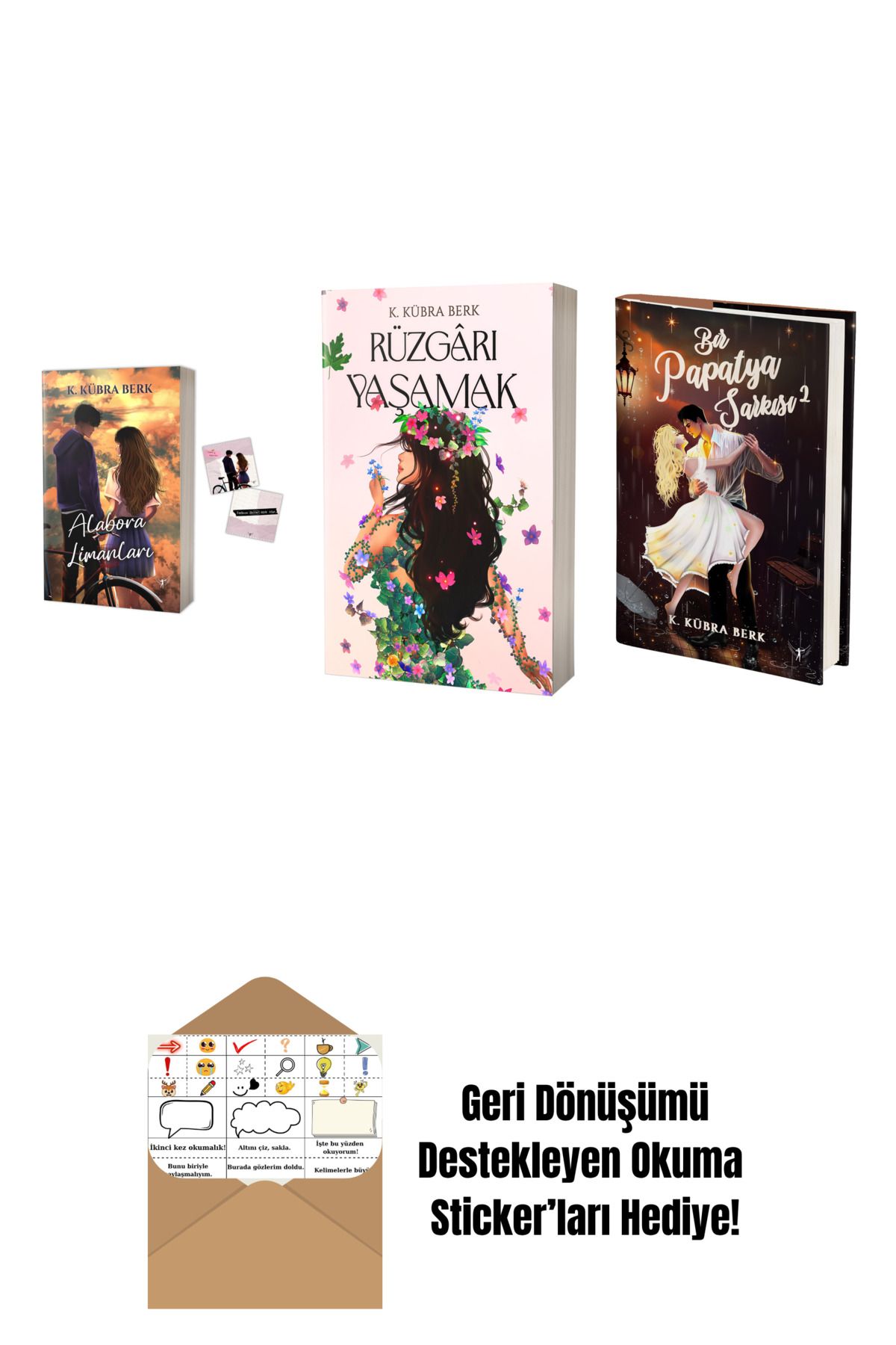 Artemis Yayınları K. Kübra Berk 3 Kitap Set + Okuma Sticker'ları