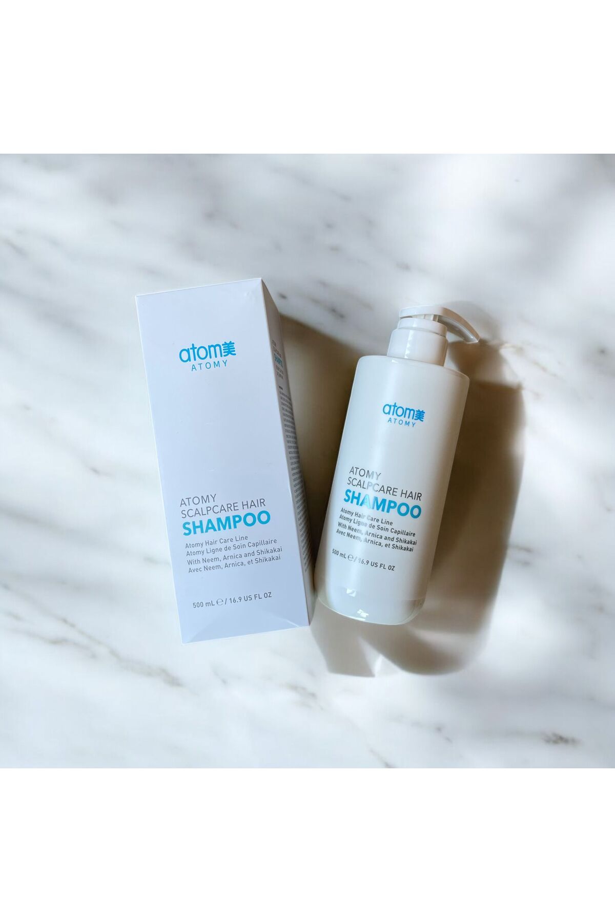 Atomy-Scalpcare Shampoo 500ml - Balancing Scalp Care with Neem, Arnica and Shikakai Extract 5