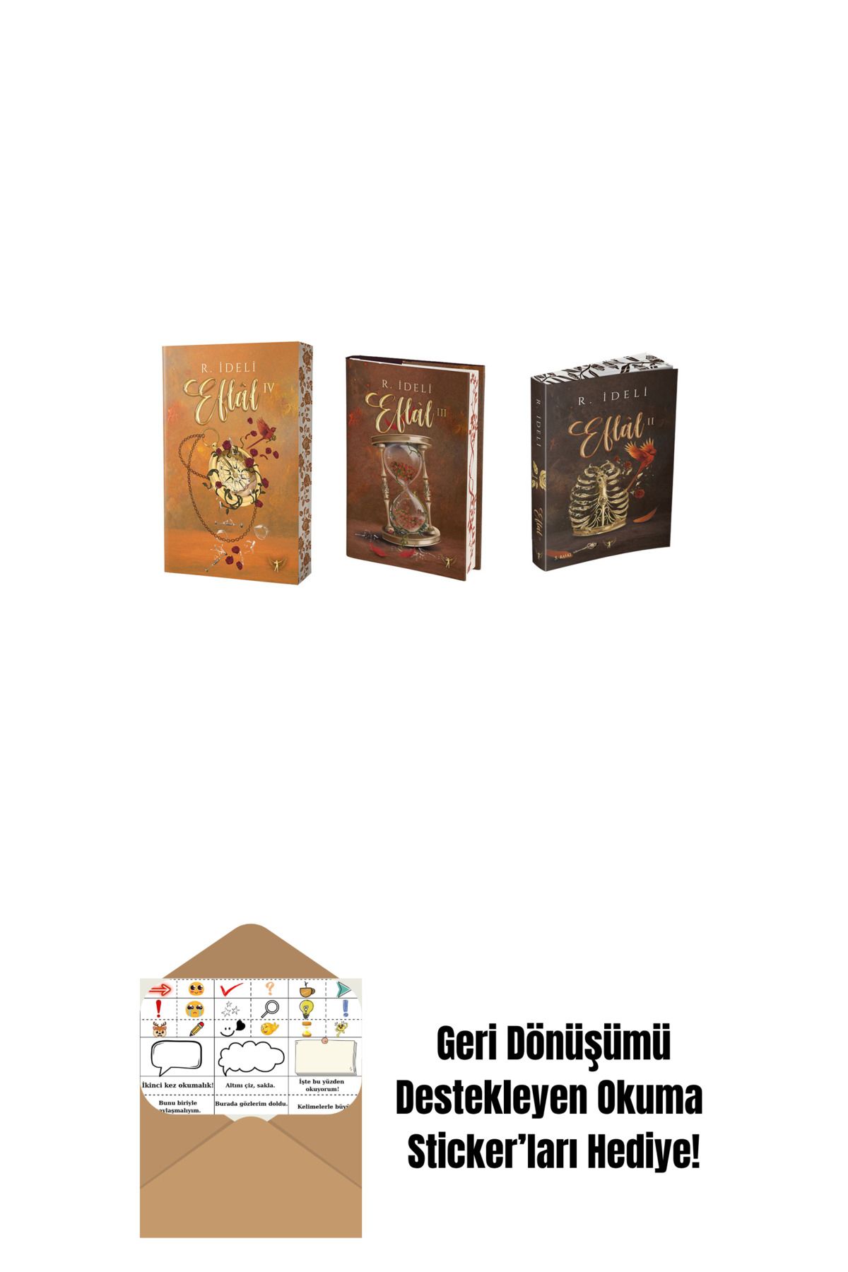 Artemis Yayınları R. İdeli 3 Kitap Set + Okuma Sticker'ları