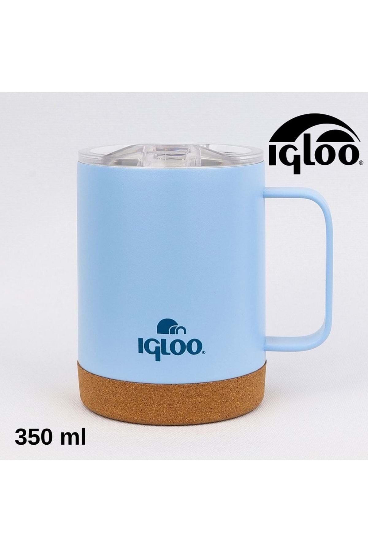 IGLOO Cork Mug 350ml Termos Kupa Bardak Matara MAVİ