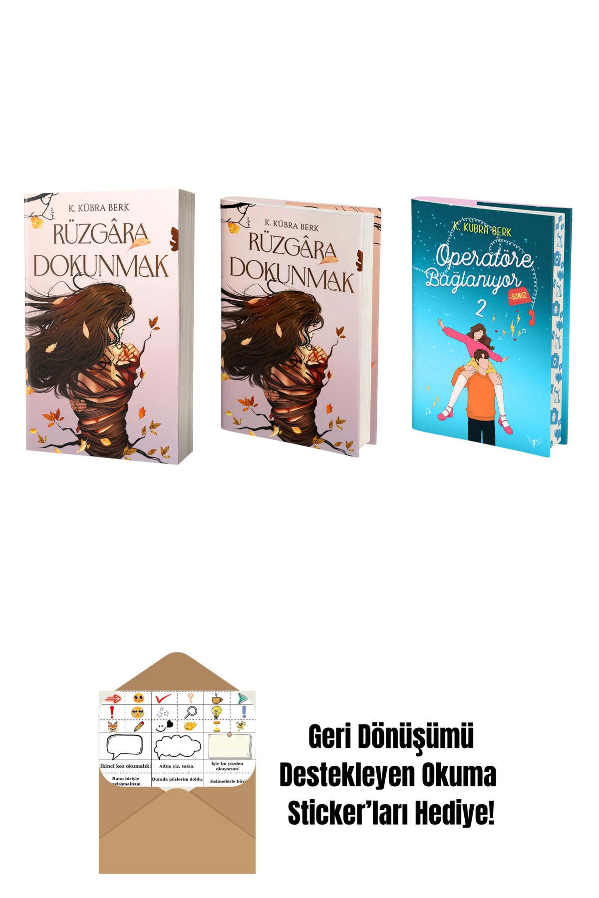 Artemis Yayınları K. Kübra Berk 3 Kitap Set + Okuma Sticker'ları