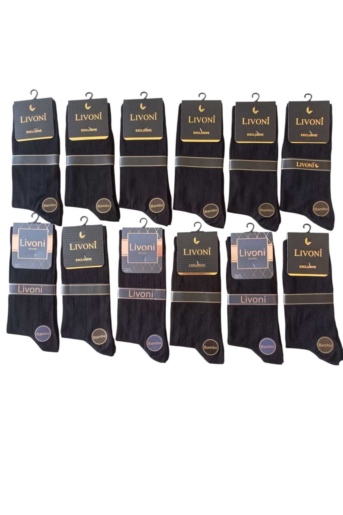 balkonda Erkek çorap bambu dikişsiz siyah soket çorap 12'li çok ekonomik paket yumuşak esnek ÇO3-9