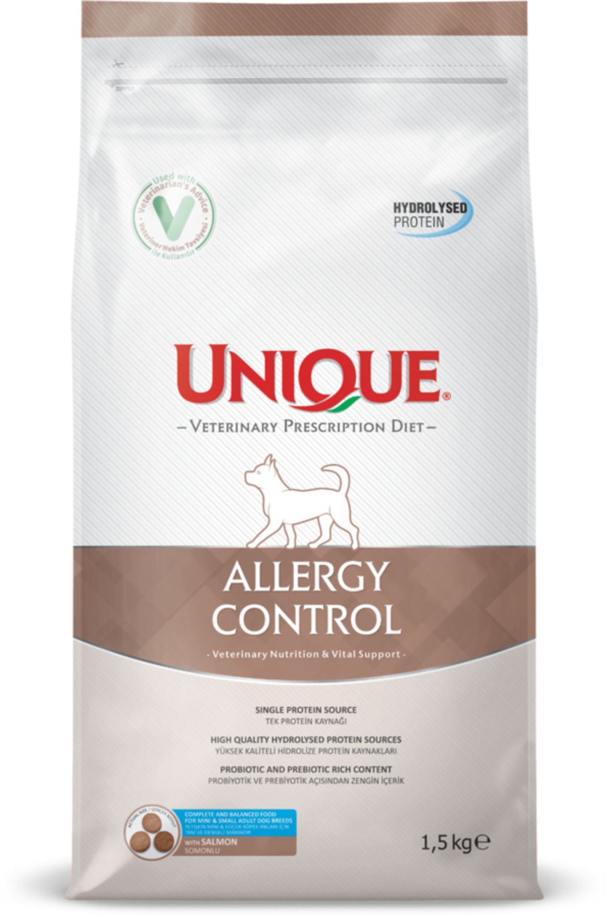 Unique Dog Mini Allergy Control 1,5kg