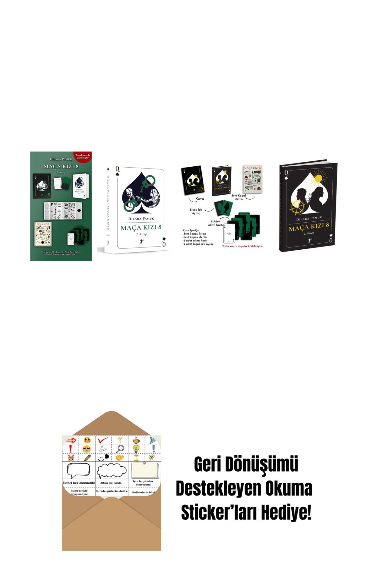 Artemis Yayınları Dilara Pamuk 4 Kitap Set + Okuma Sticker'ları