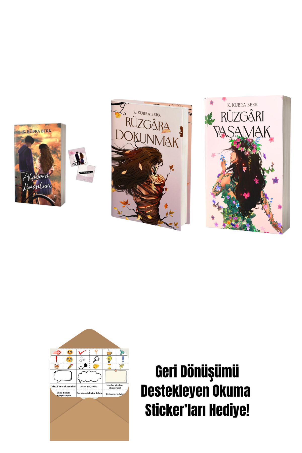 Artemis Yayınları K. Kübra Berk 3 Kitap Set + Okuma Sticker'ları