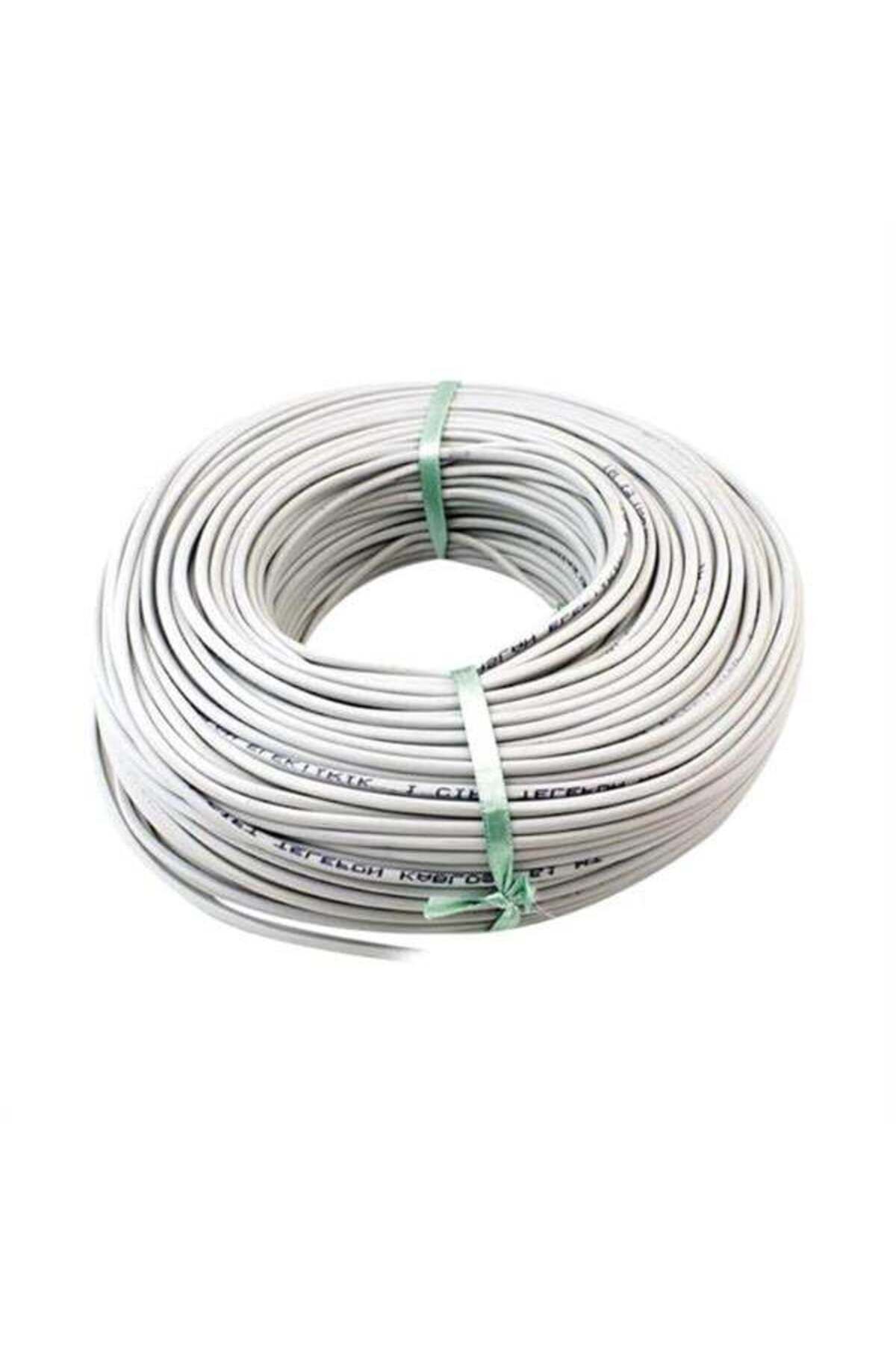 Emperium 3 Telli 1 Hat 1 Çift 100 Metre Telefon Hat Kablosu (1*2+1*0.50)
