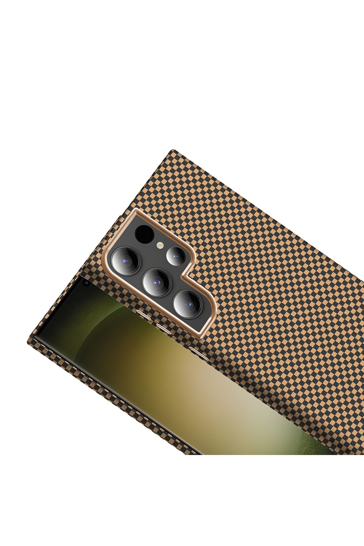 zore Galaxy S23 Ultra Kılıf M-safe Şarj Özellikli Karbon Fiber Görünümlü Zore Gros Kapak