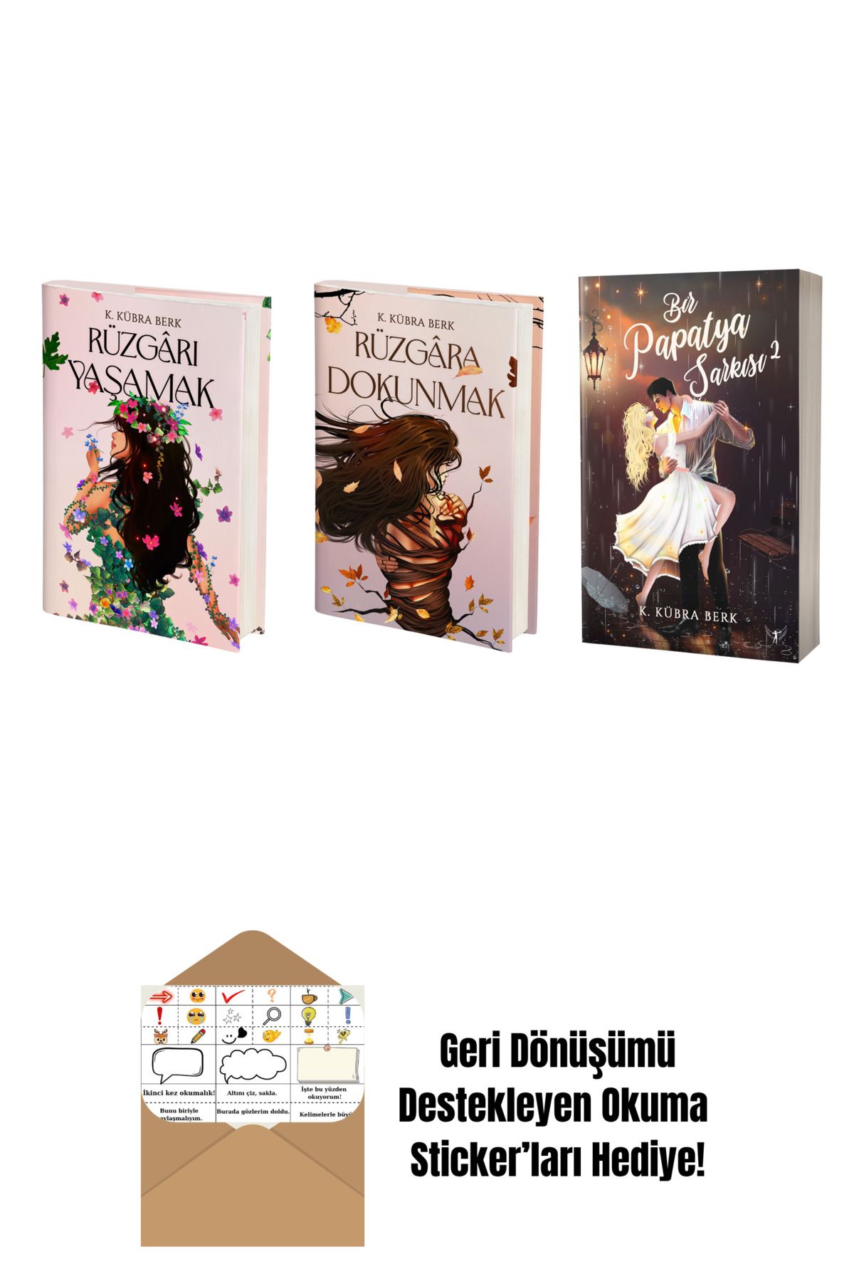 Artemis Yayınları K. Kübra Berk 3 Kitap Set + Okuma Sticker'ları