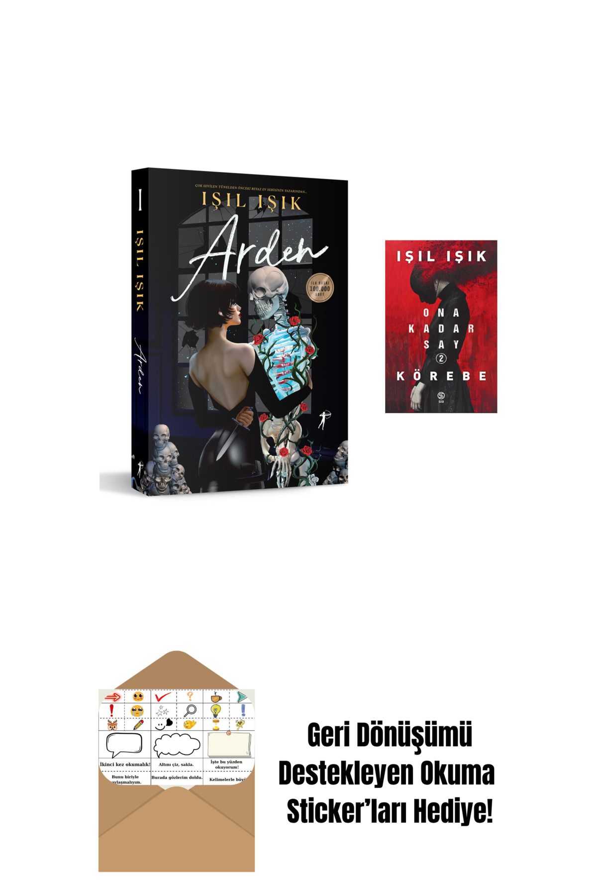 Artemis Yayınları Arden 1 + Ona Kadar Say 2 - Körebe + Okuma Sticker'ları