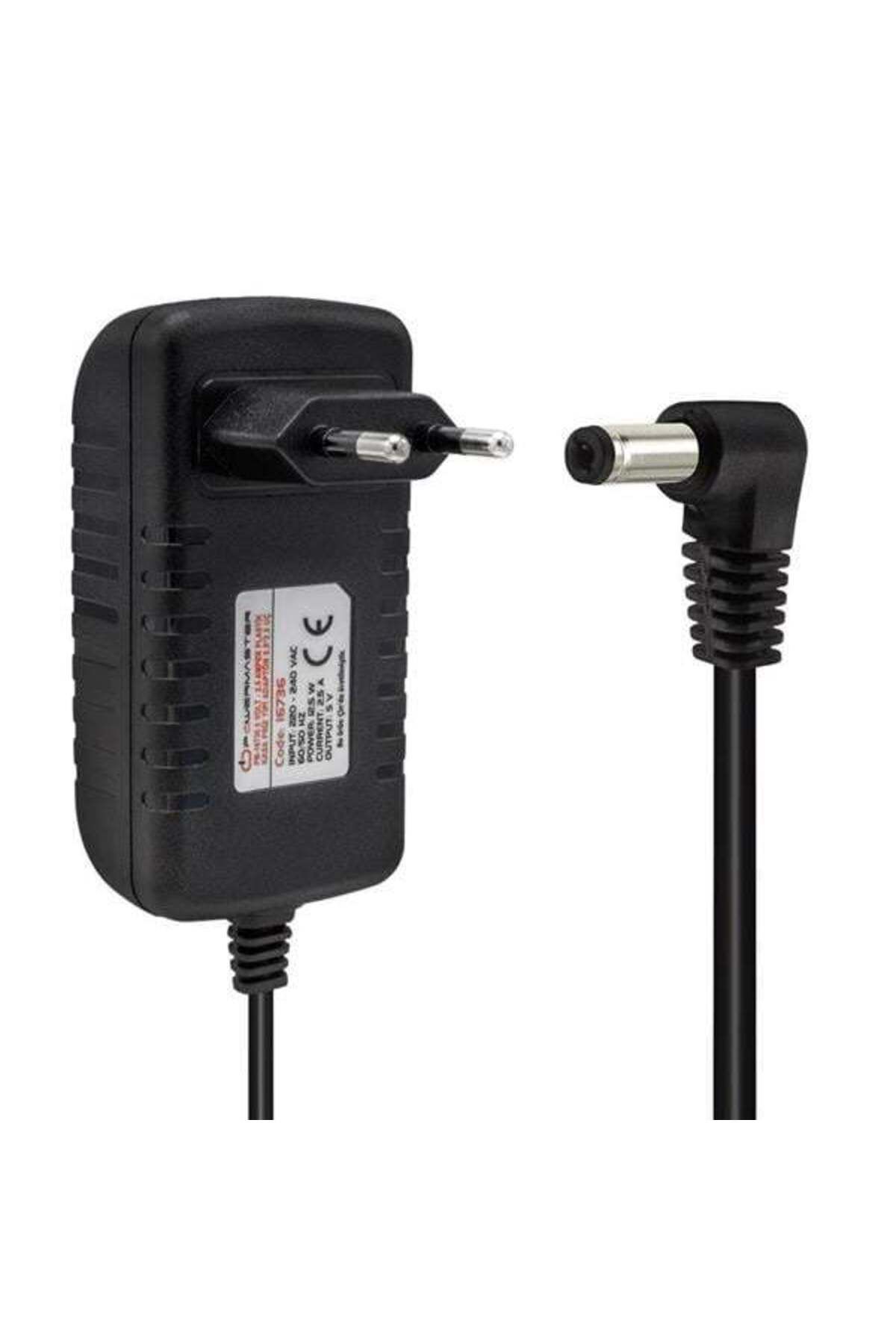 Emperium PM-16736 5 Volt - 2.5 Amper 5.5*2.5 Mm Uçlu Plastik Kasa Priz Tipi Adaptör