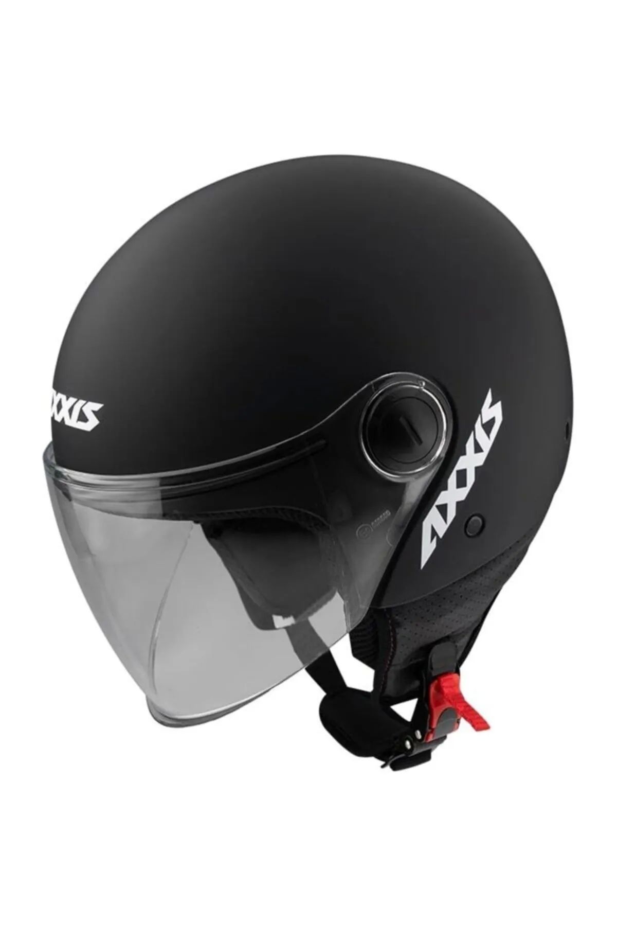 AXXIS Square S Mat Siyah Yarım Kask