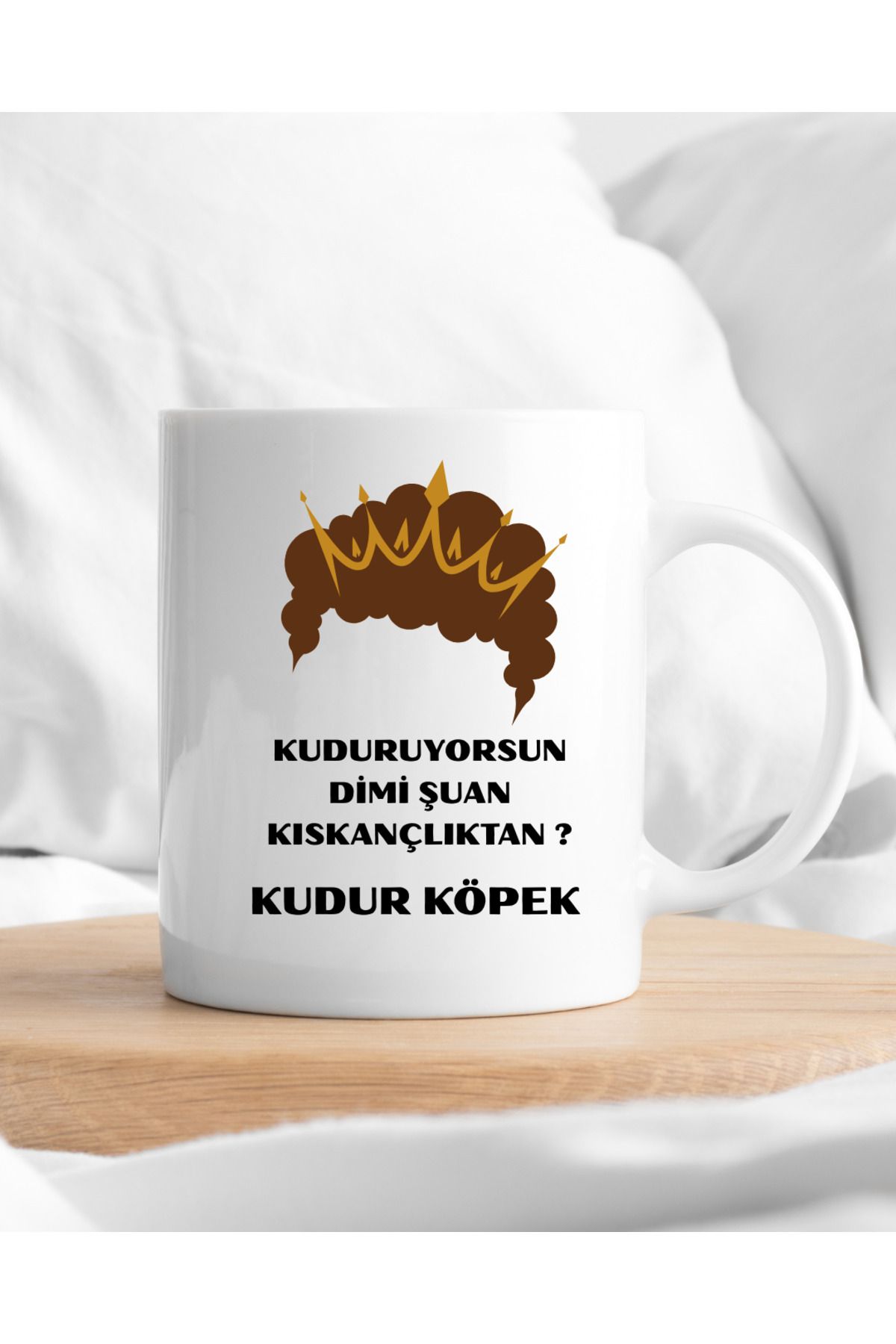 AY AN STUDYO Kuduruyorsun Di Mi Şuan Kıskançlıktan Kudur Köpek Prens Baskılı Kupa Bardak