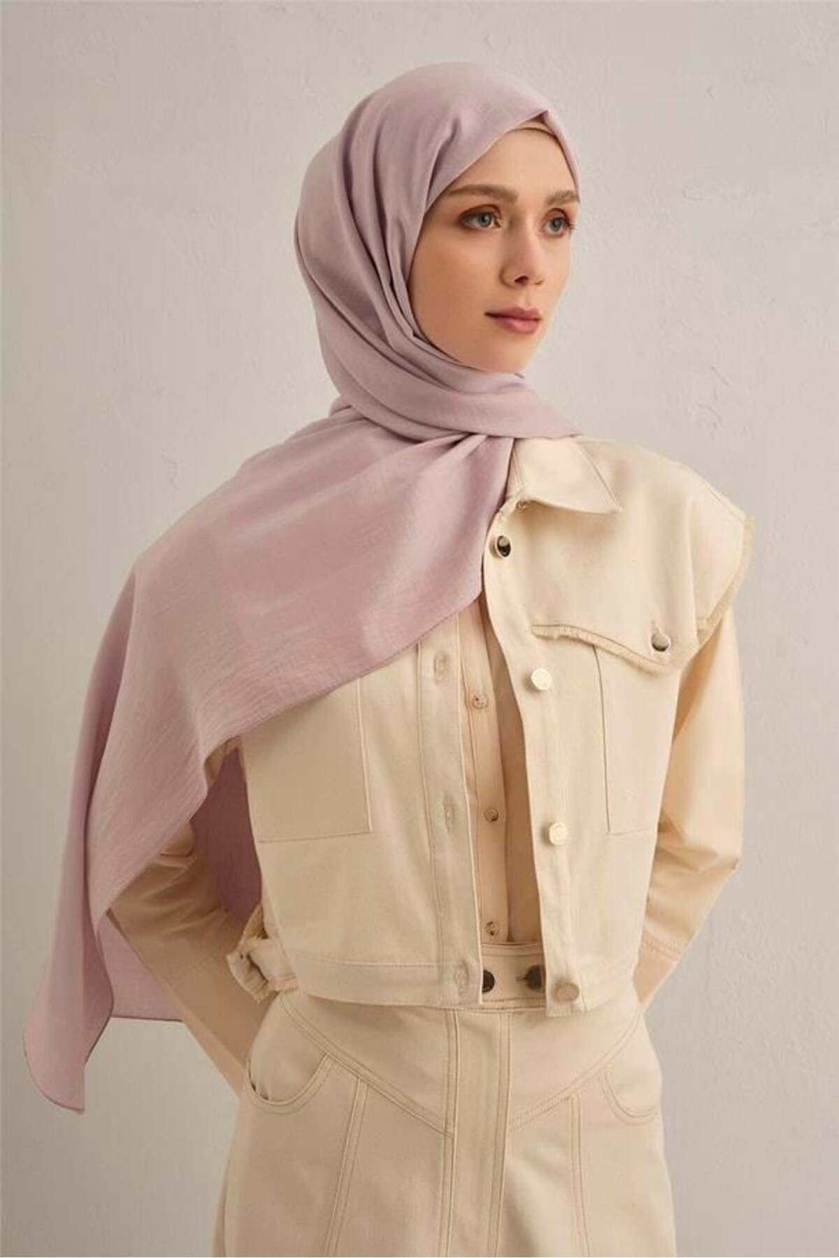 Armine Bordürlü Lyocell Şal 43