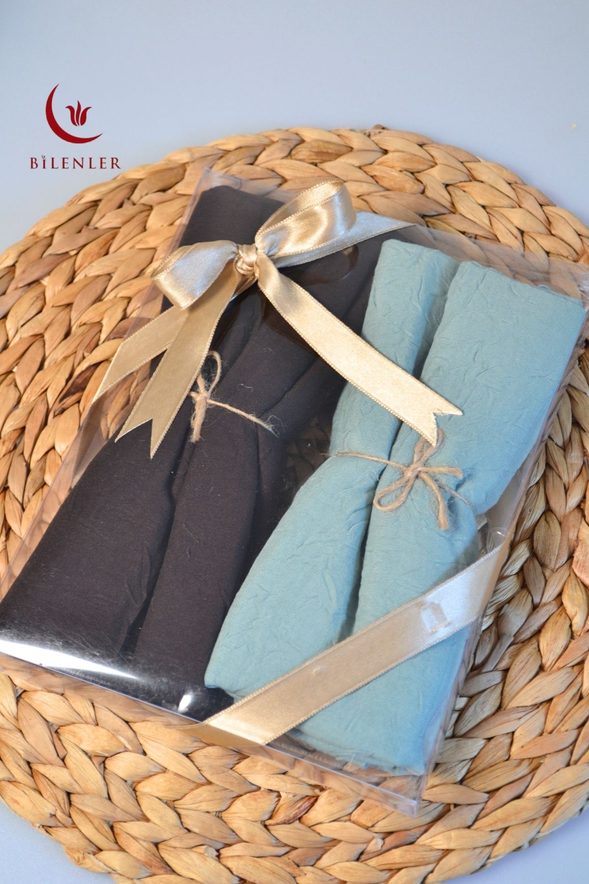 Bilenler Bambu Kraş Şal – 75x210 cm | Nefes Alabilir, Terletmez, Tok Duruşlu Mevsimlik Kumaş (2'li Kutu)