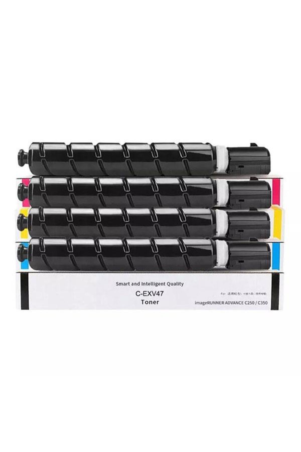 PLUSCOPY Canon CEXV47/IR C250/IR C350 Uyumlu Siyah Muadil Toner (365 gr) 19K