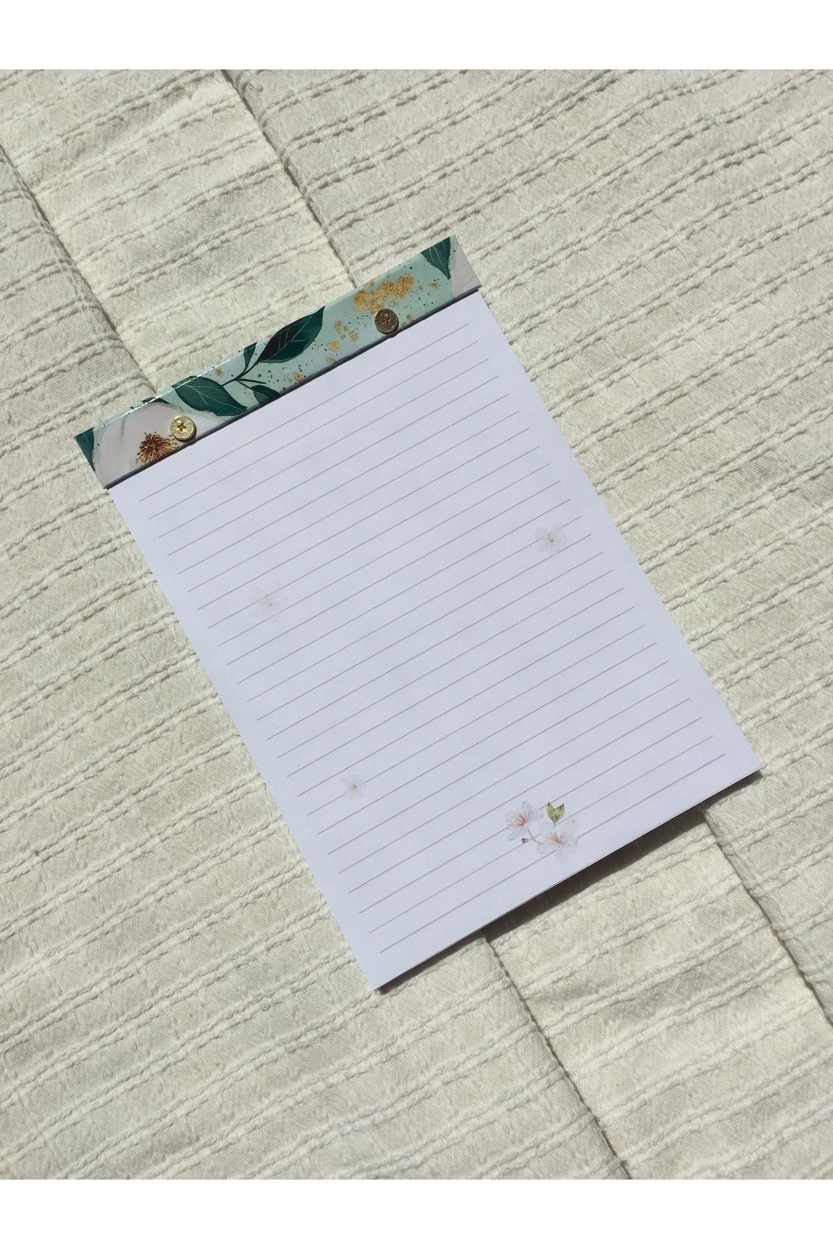 LaCerdaDesign A5 Çiçek Desenli Defter