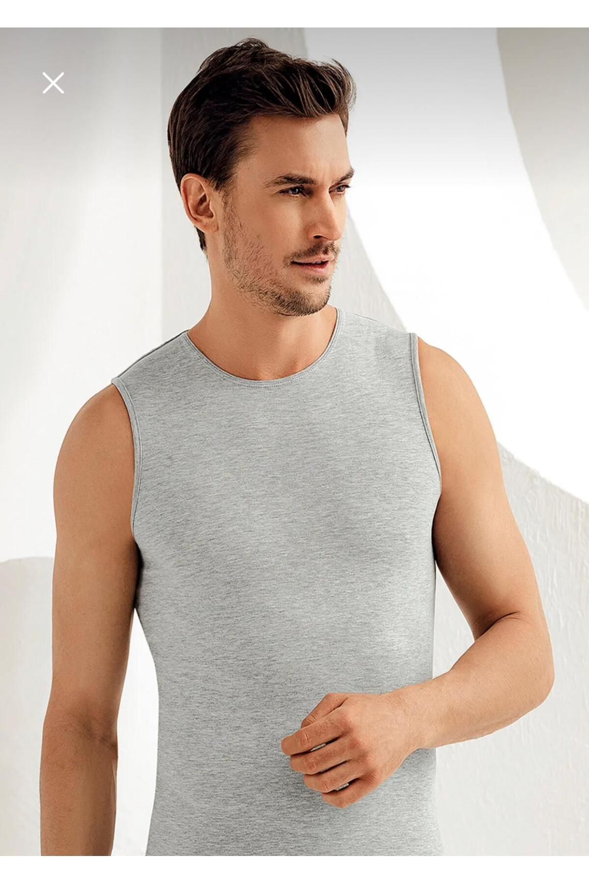Şahinler *****ŞAHİNLER, 6'lı Paket Erkek Renkli Likralı Sporcu Bisiklet Yaka Atlet