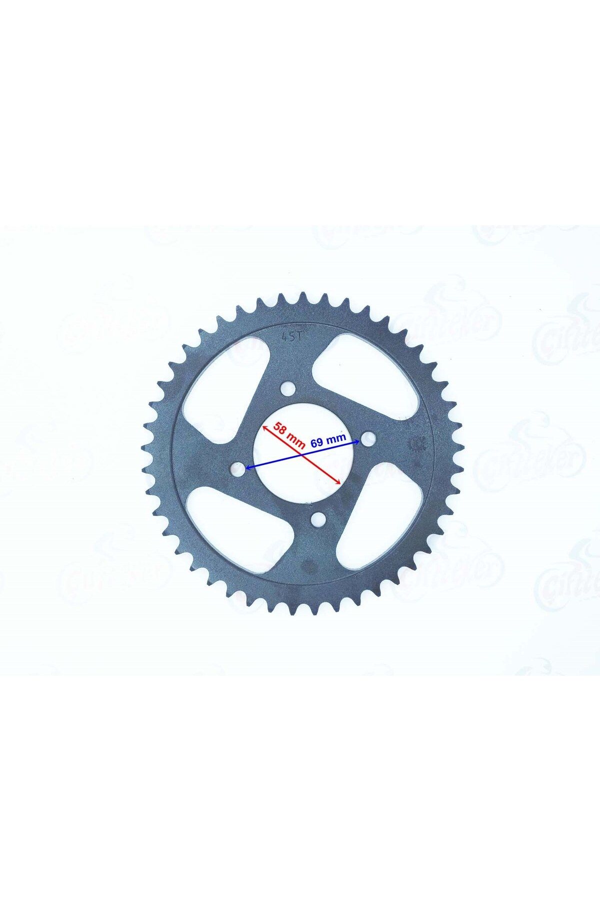 OEM Cf Moto Nk 150 Arka Dişli 428-43t İç 58 Mm 4 Delikli Öm