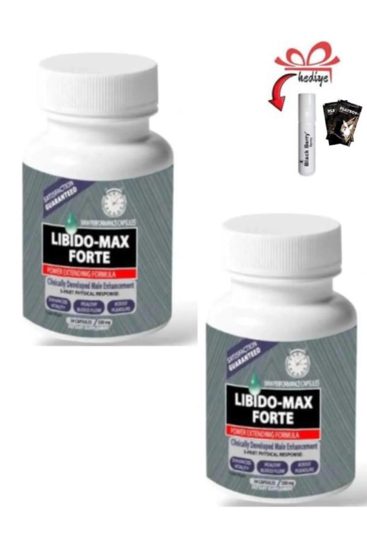 X-One Lıbido-Max Forte 30'lu Performans Destekleyici Takviye x 2 ad-Kayganlaştırıcı + Geciktiriciliyle