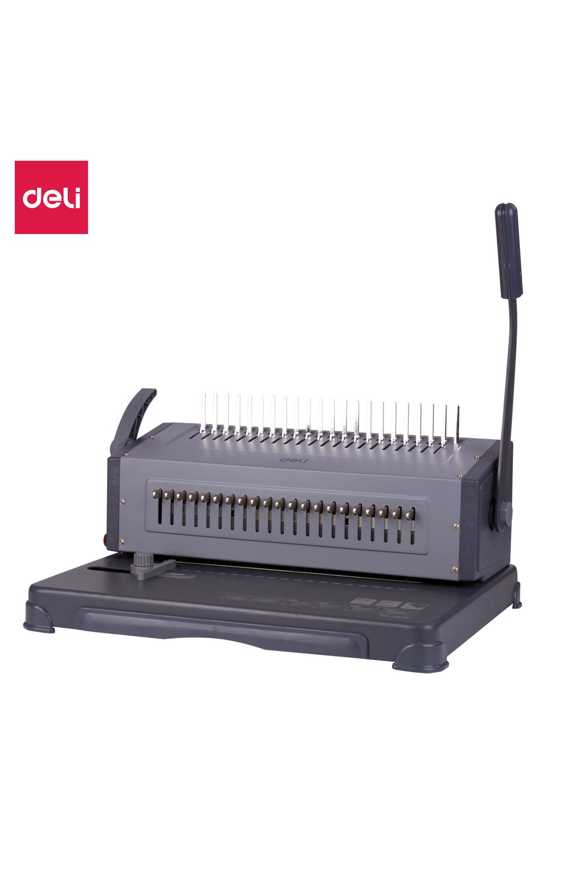 Deli-3874 Comb Binding Machine 25-Sheet Punch 450-Sheet Bind – ideal for A4 reports 1