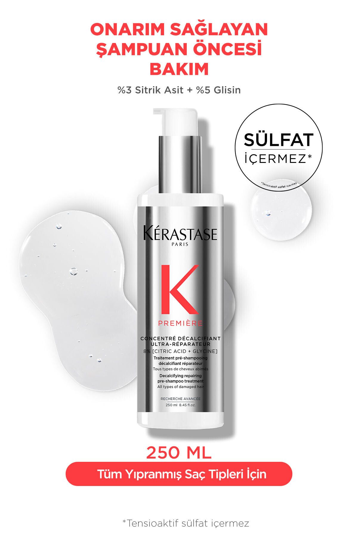 Kerastase Yaz için -14Premiere konsantre Decalcifiant -Reparateur 250ml NOONLINE 122