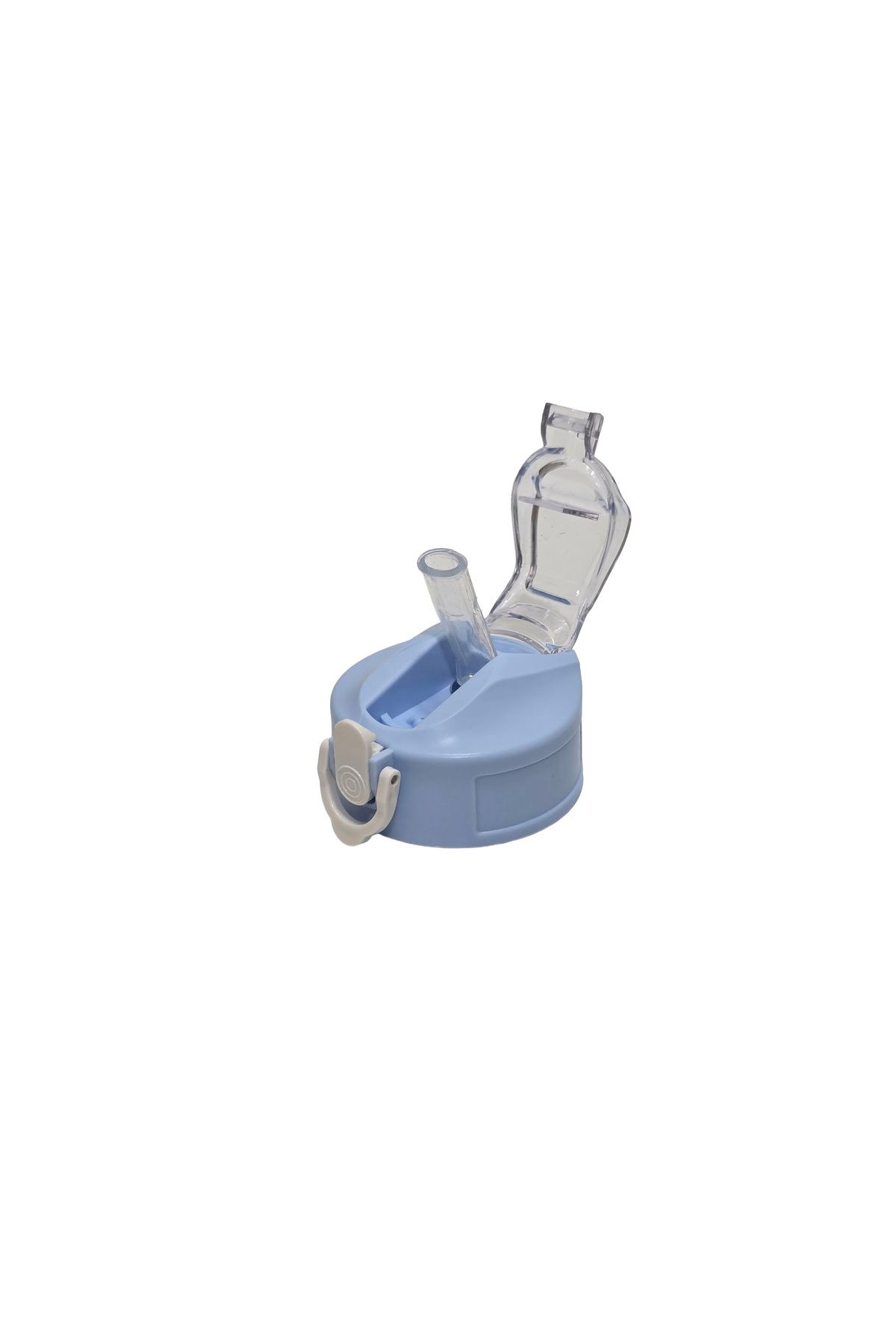 Hasyılmaz Otomatik Pipetli Su Matarası Yedek Kapağı 57mm Açık Mavi