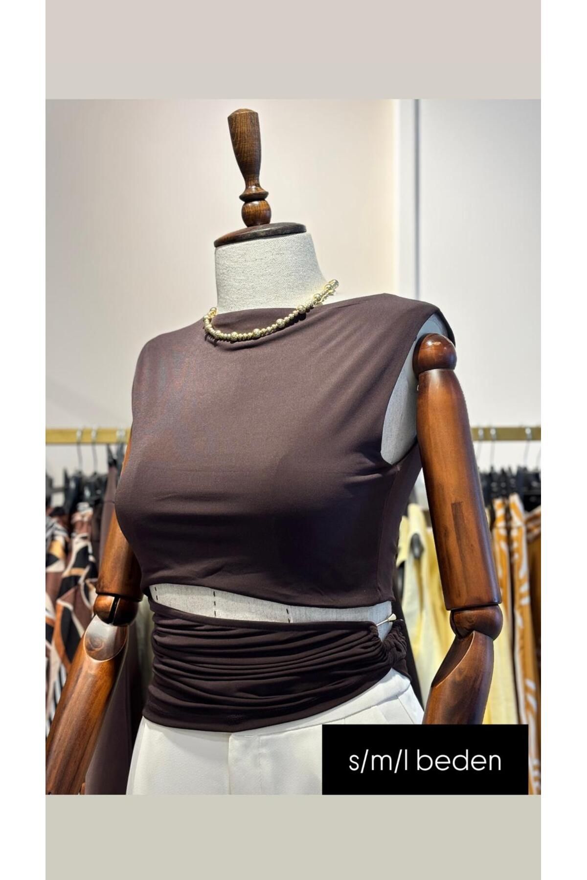 The Zest Boutique Bel Dekolteli Bluz