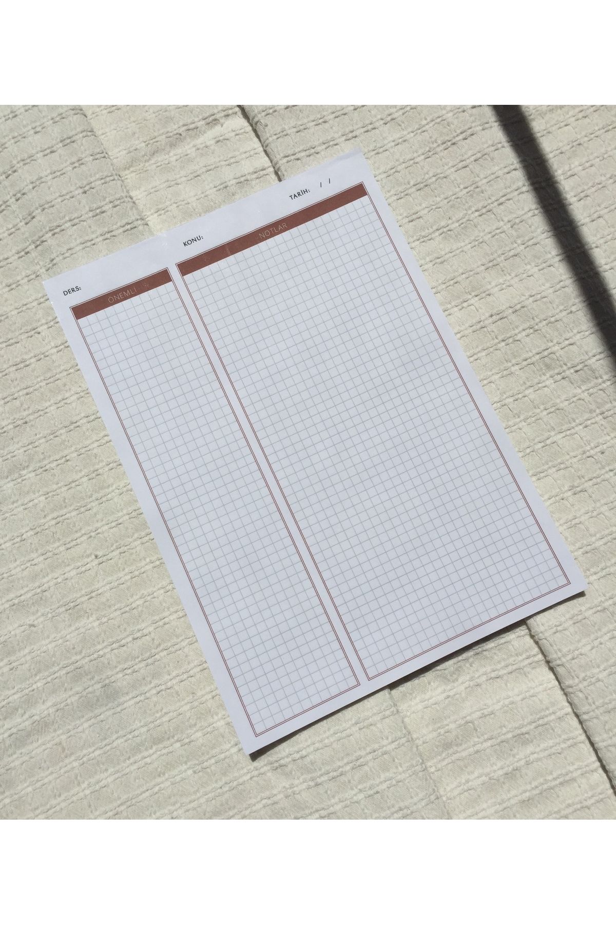 LaCerdaDesign A4 Notepad, Memopad Not Defteri