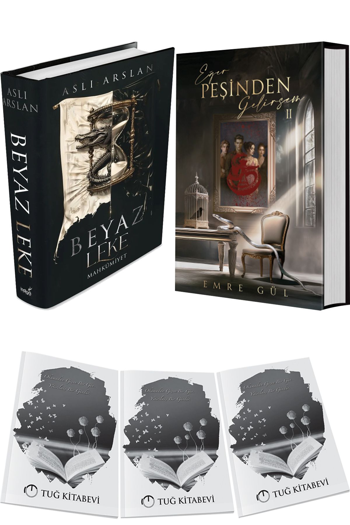 İndigo Kitap Beyaz Leke Mahkumiyet Ciltli ve Eğer Peşinden Gelirsem 2 Ciltli + Hediyeli