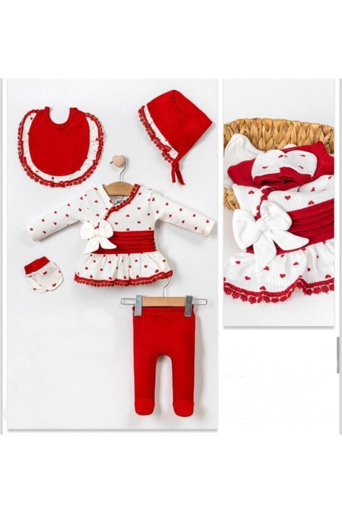 Store 0-3 Ay 5'li Set Kız bebek
