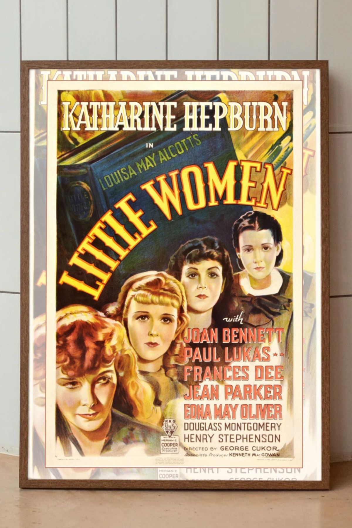 Home Çerçeveli "Little Women (1949)" Vintage Film Afiş Tablo - Duvar Dekorasyon