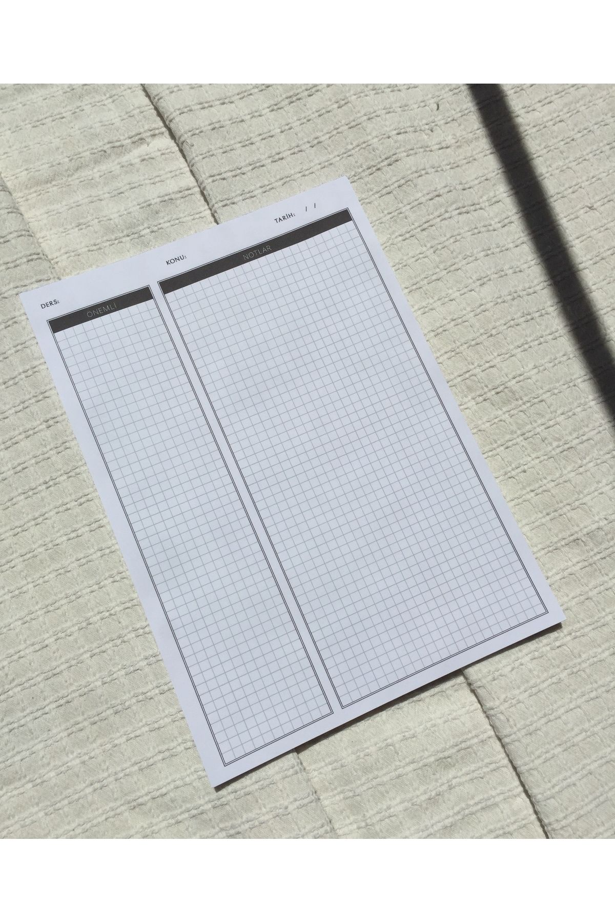 LaCerdaDesign A4 Notepad, Memopad Not Defteri