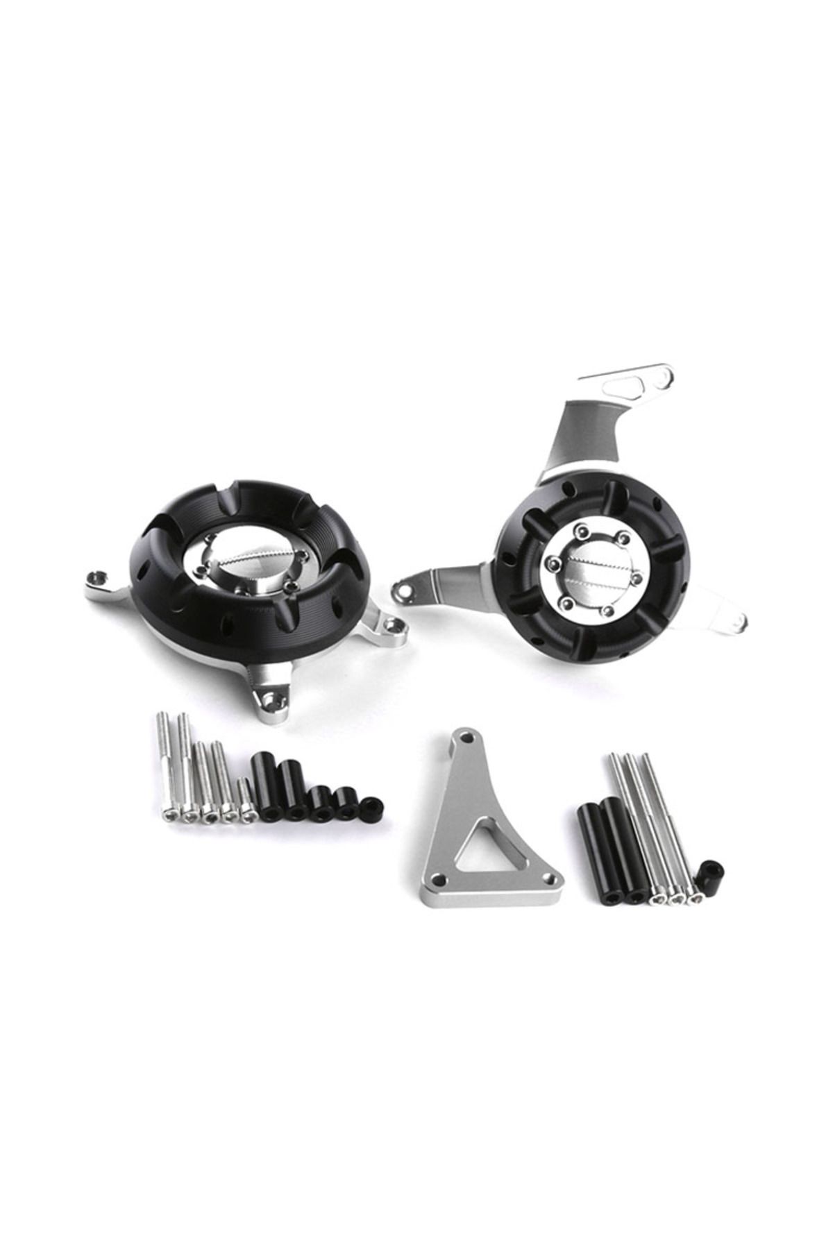 GOGOPREMİUM KAWASAKİ Z300 UYUMLU BLOK KORUMA GÜMÜŞ