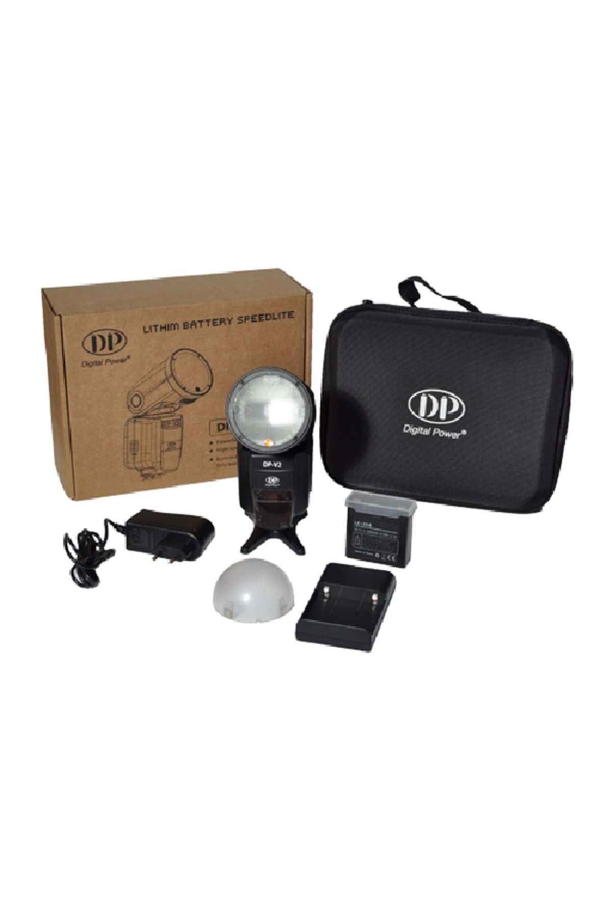 DP -V2 Bataryalı Tepe Flaşı (CANON - NİKON UYUMLU)