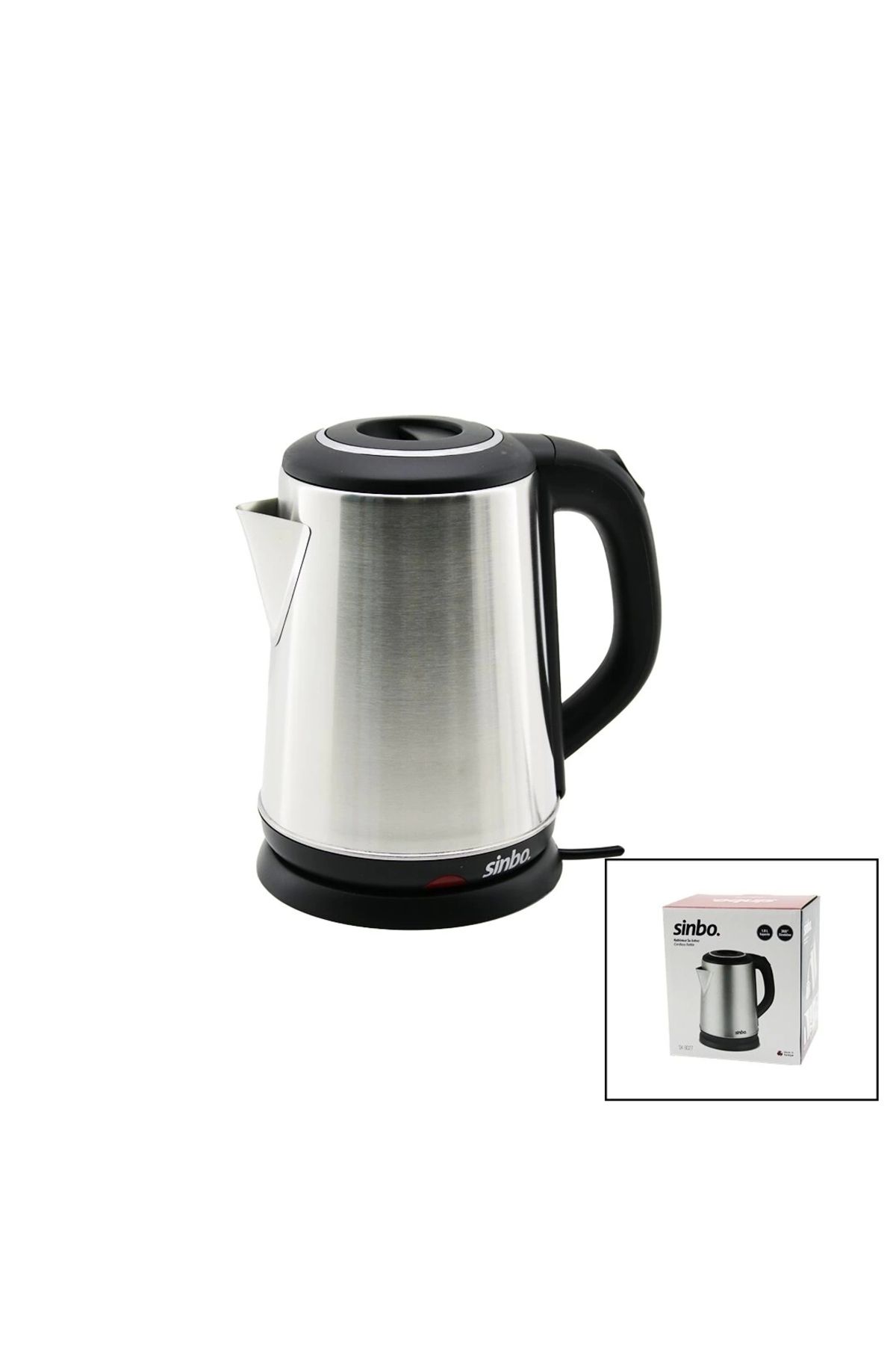 Nemere Çelik Kettle 1.8lt Gizli Rezistans - Kablosuz Sk-8027