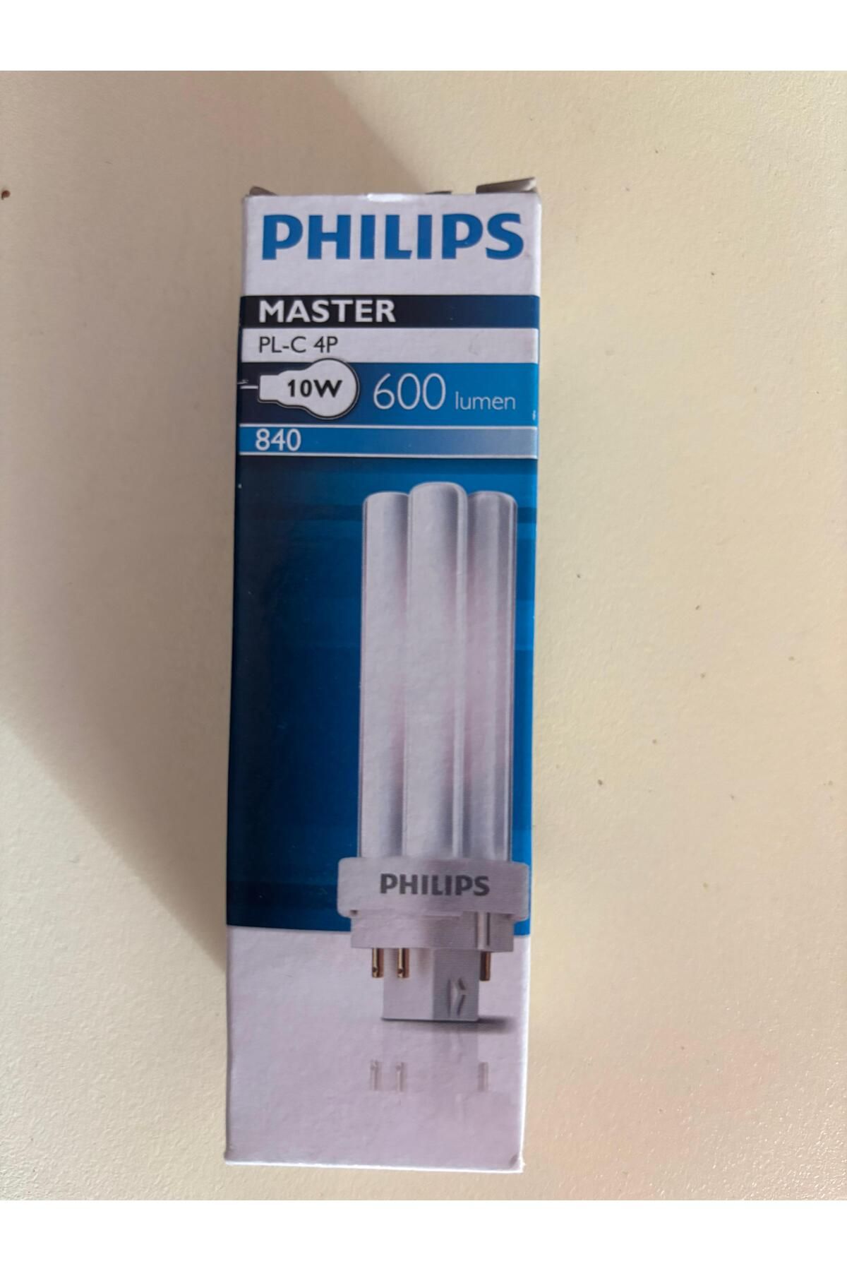 Philips Master PL-C 4P 10W 600lm 4000K Ampul