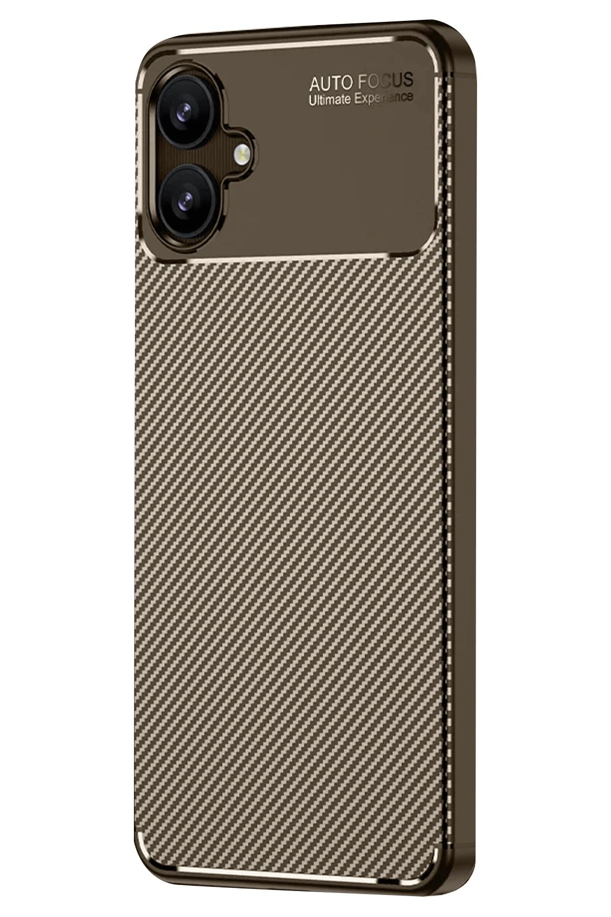 GRABONO SAMSUNG GALAXY A06 Kılıf Karbon Fiber Görünümlü Ultra İnce Premium Carbon Case