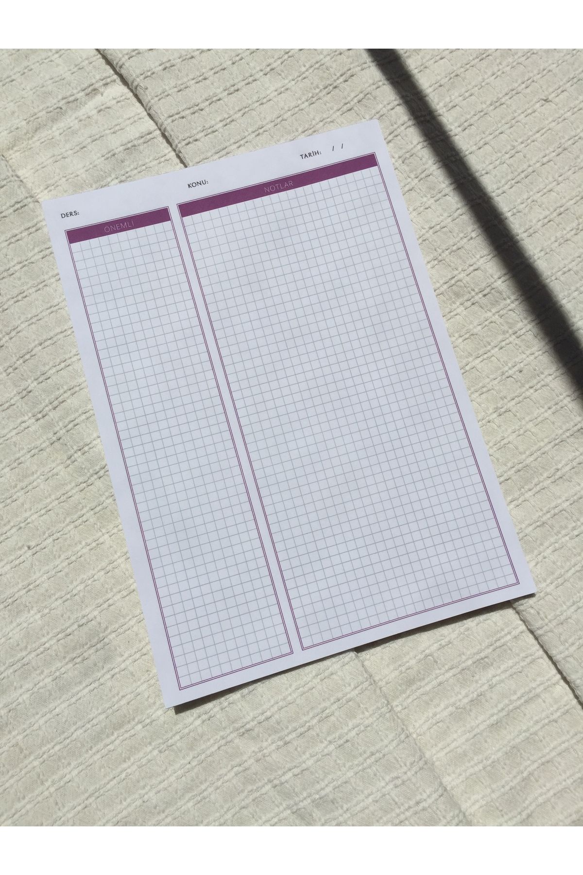 LaCerdaDesign A4 Notepad, Memopad Not Defteri