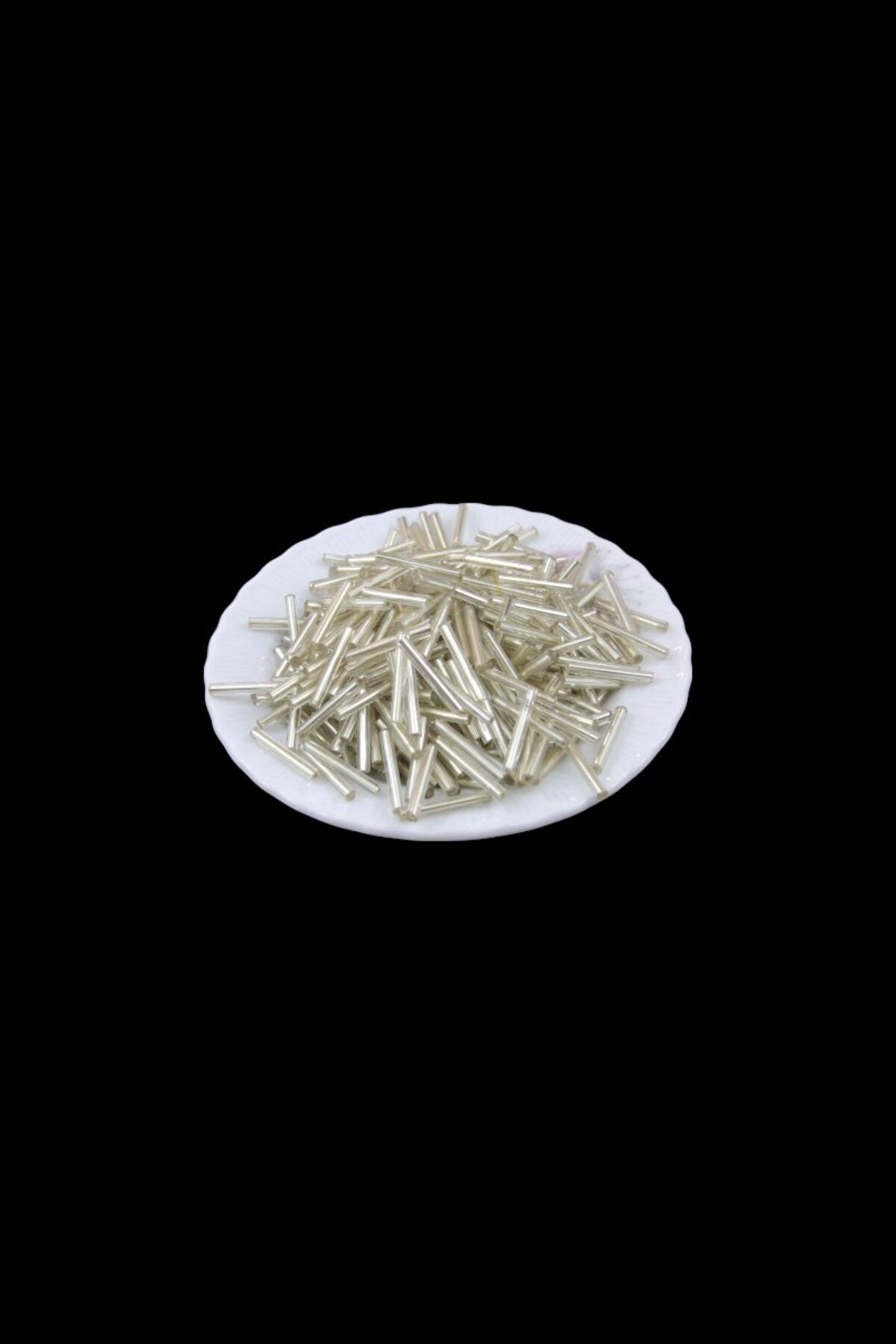 Serhat Aksesuar ve El İşçilik Gümüş Burgulu Boru 10 mm Boncuk 100 Gr