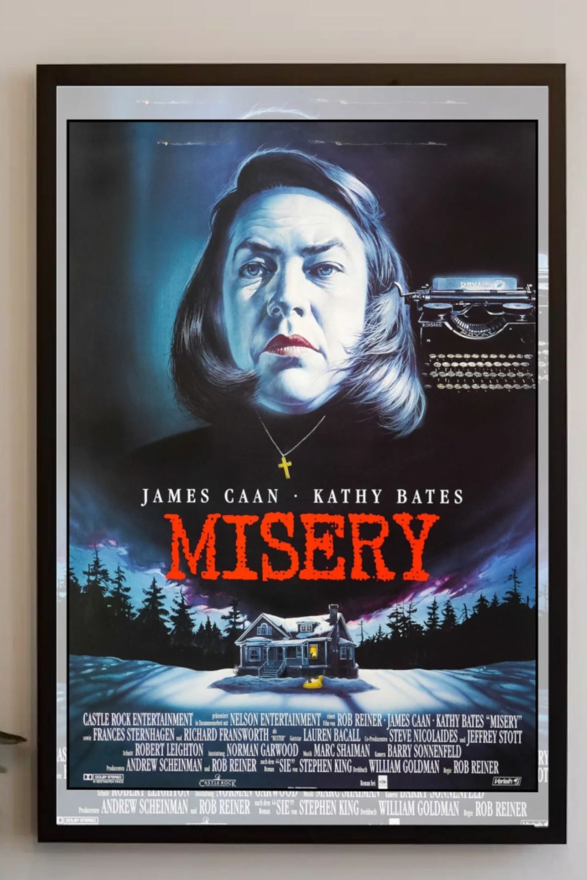 Home Çerçeveli "Stephen King's Misery" Film Afiş Tablo