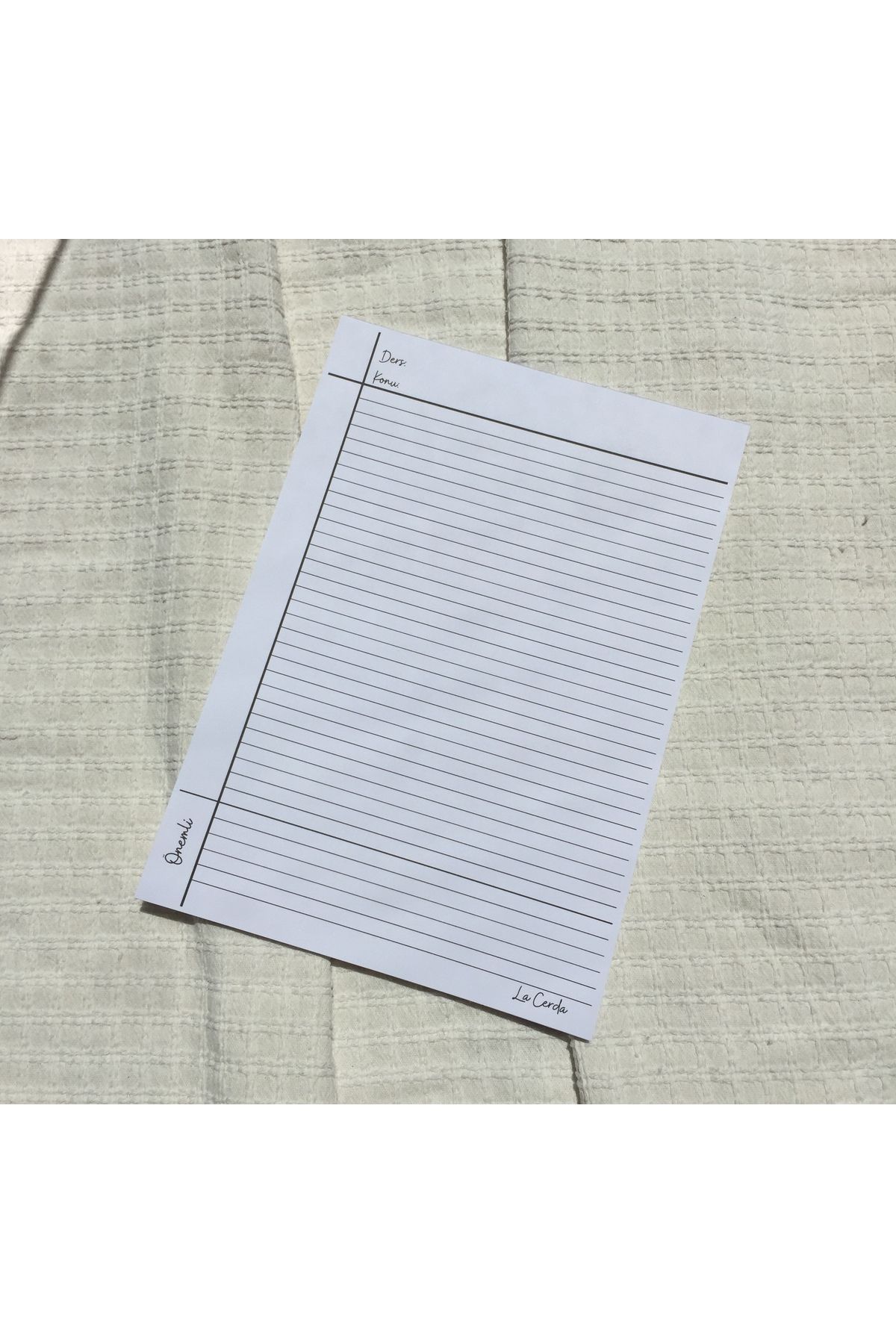 LaCerdaDesign A4 Notepad, Memopad, Not Defteri