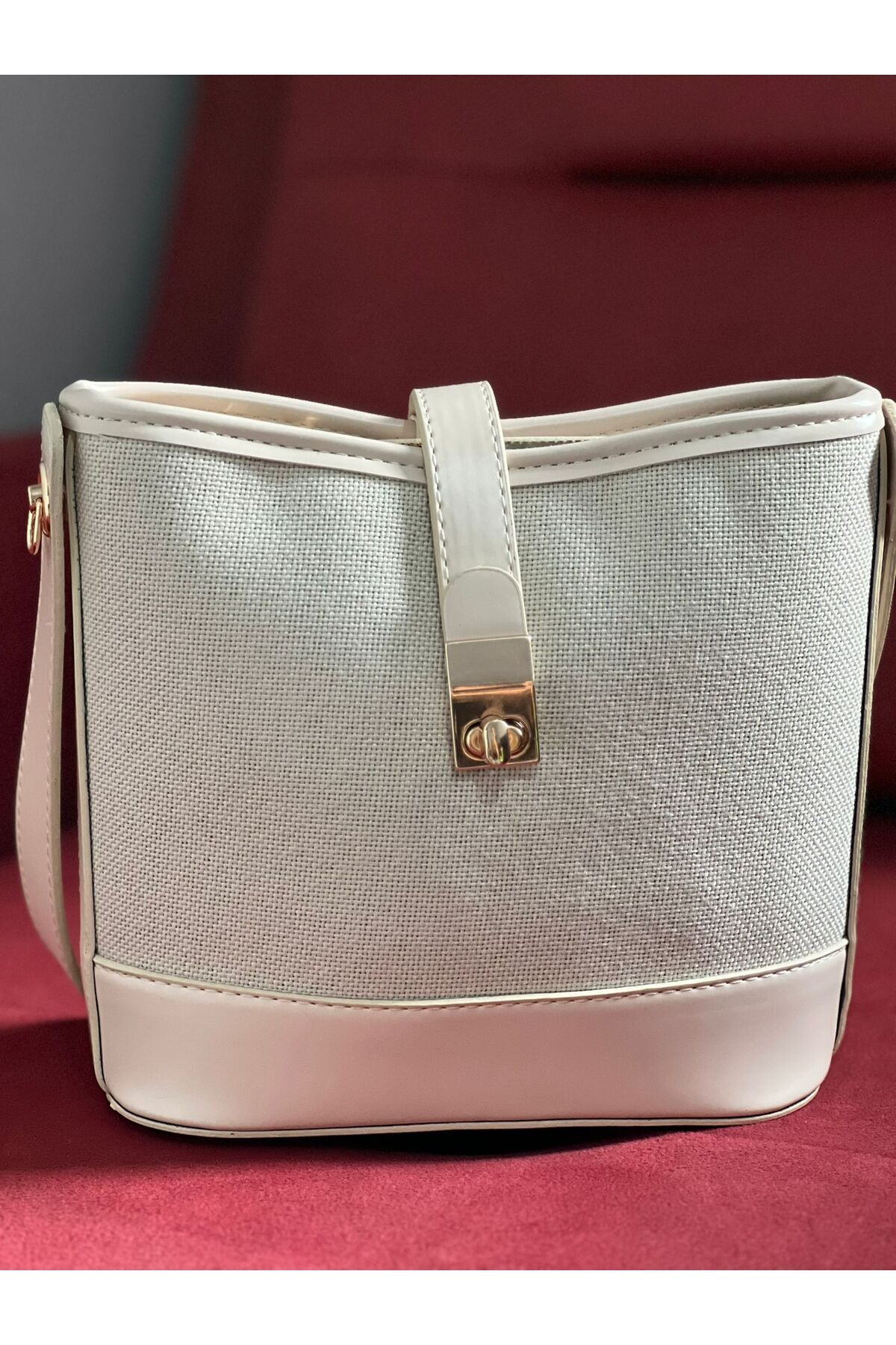 ST Bags Kadın Yeni Sezon Tokalı El Ve Omuz Çantası