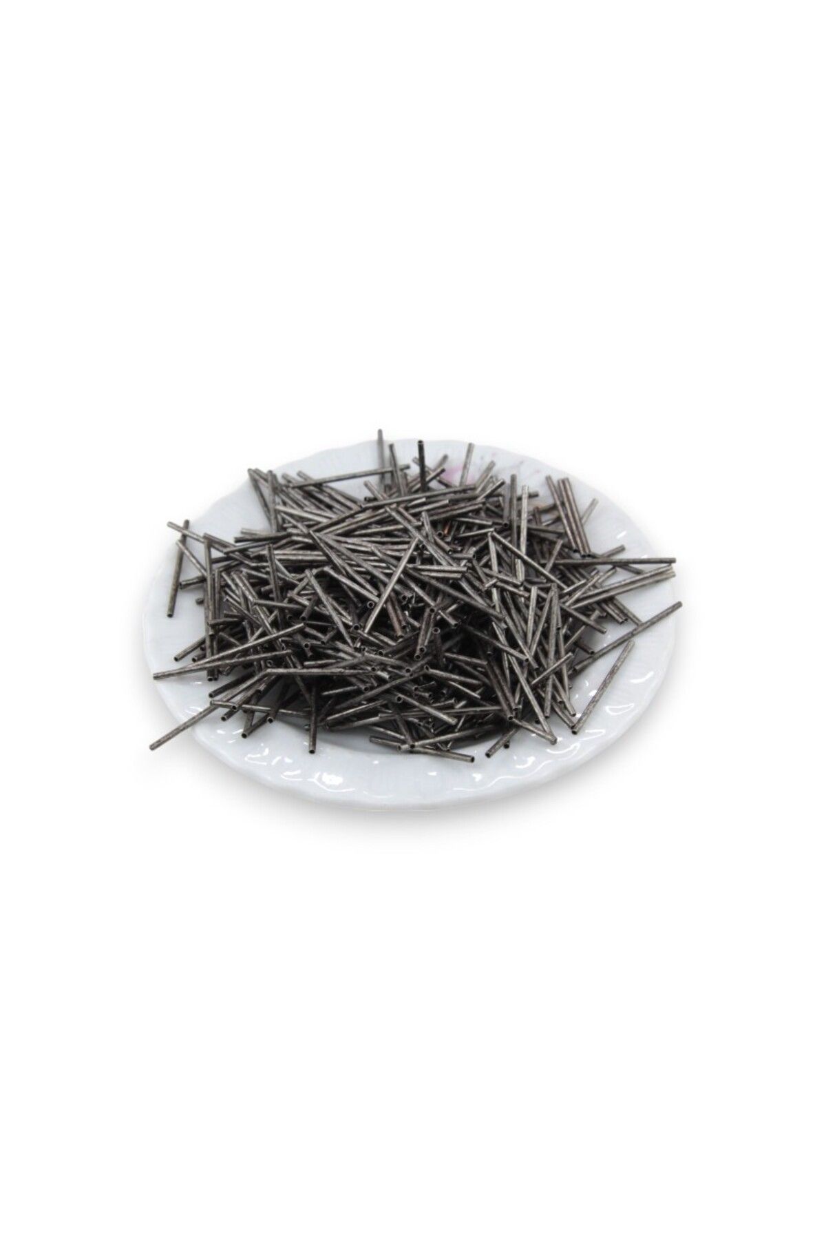 Serhat Aksesuar ve El İşçilik Metal İnce Boru 30 mm Boncuk 100 Gr