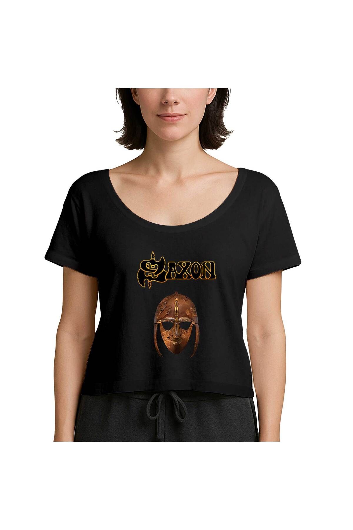 Z zepplin Saxon Killing Ground Siyah Kadın Tişört