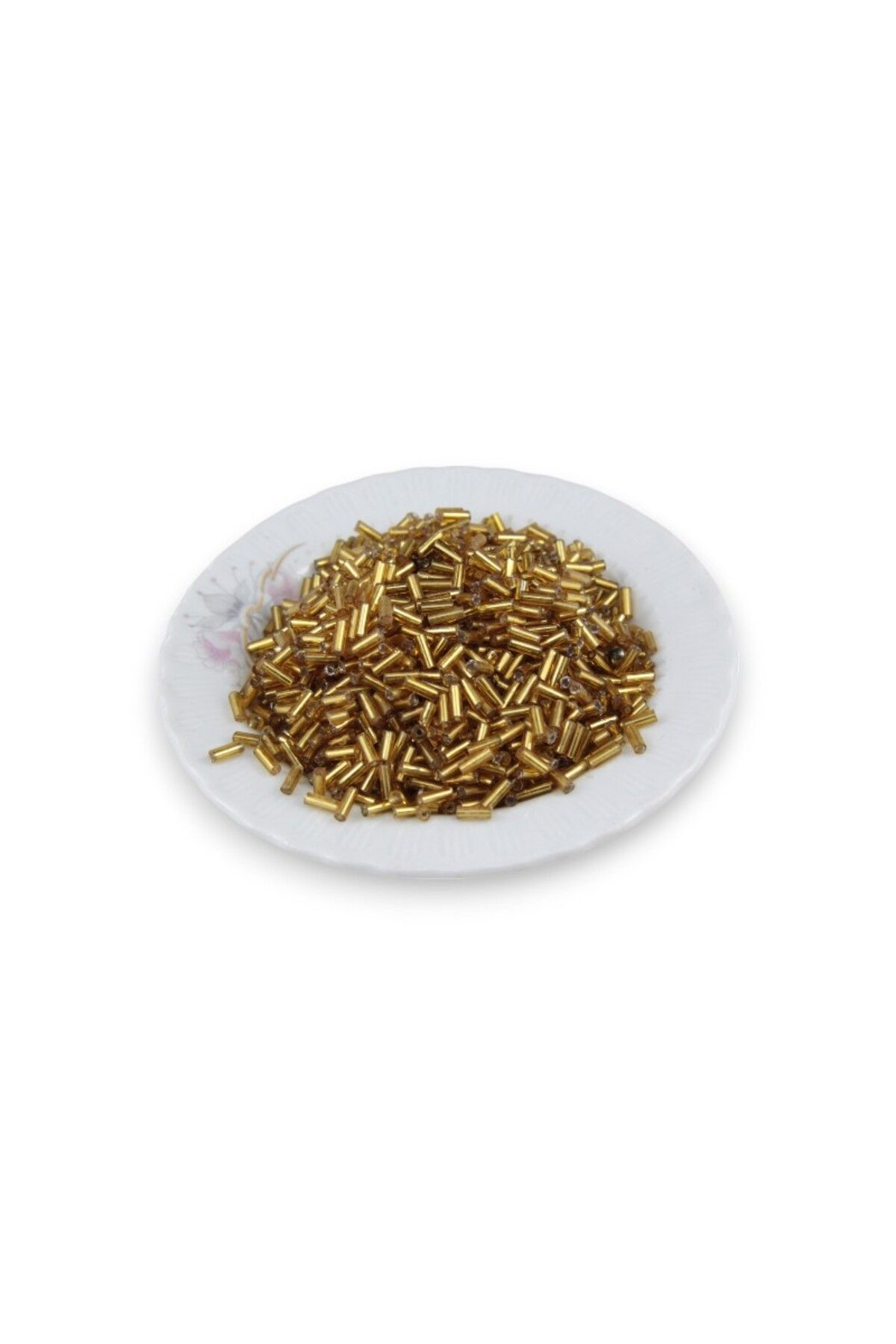 Serhat Aksesuar ve El İşçilik Gold Kalın Boru 6 mm Boncuk 100 Gr