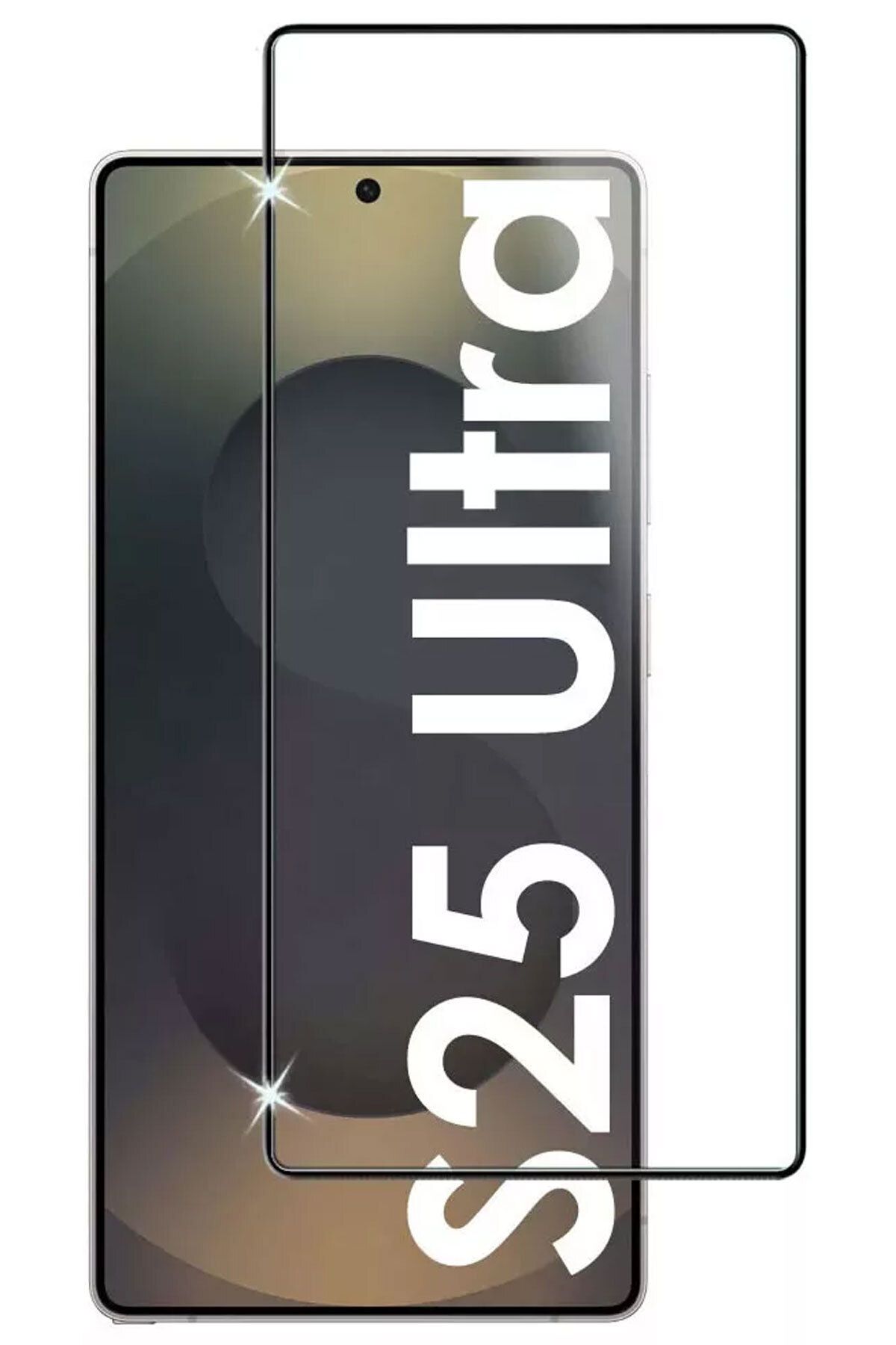 Store Samsung Galaxy S25 Ultra Kırılmaz Cam 5D Tam Kaplayan İnce Ekran Koruyucu