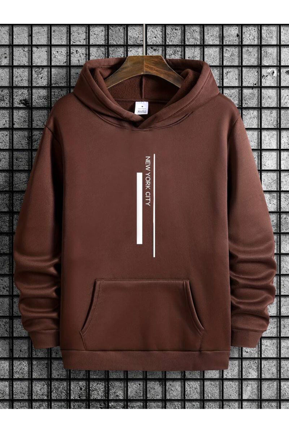 ModaSphere New York City Kapüşonlu Sweatshirt