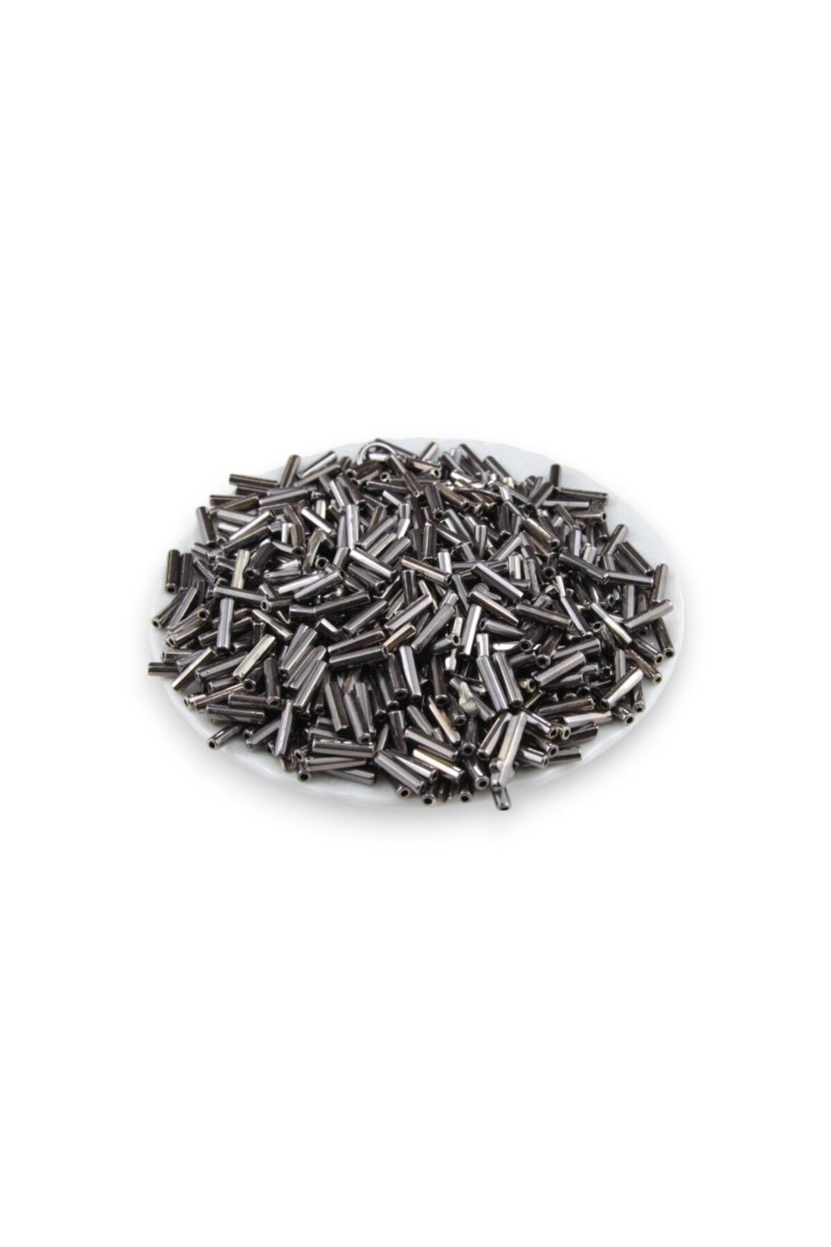 Serhat Aksesuar ve El İşçilik Metal Koyu Gümüş Boru 12 mm Boncuk 100 Gr